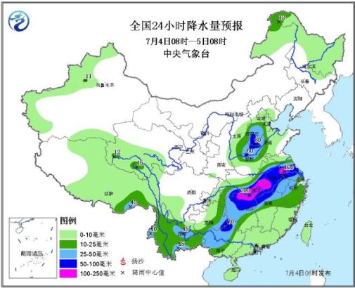 ȫ��24Сʱ��ˮ��Ԥ��ͼ